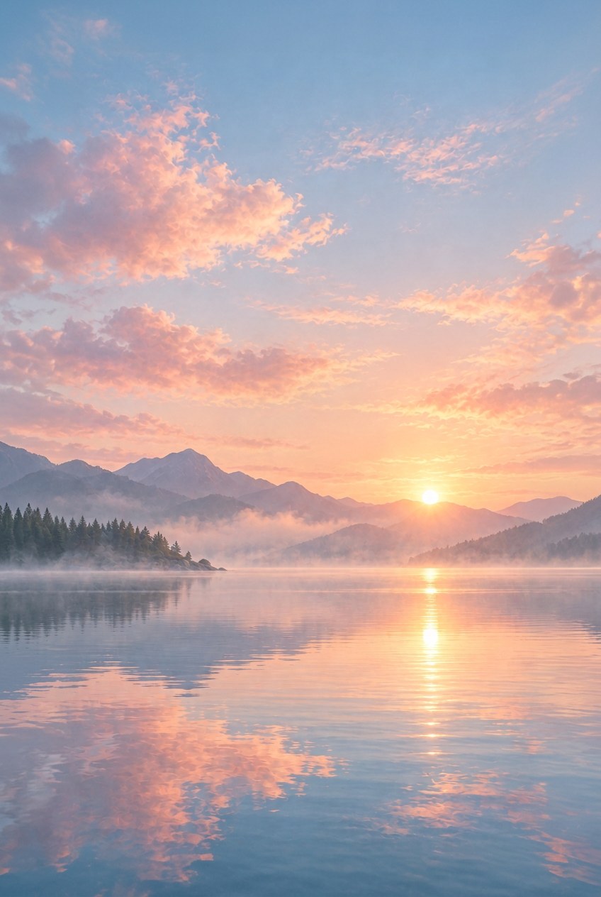 Pastel reflections background